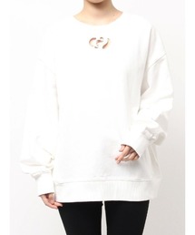 GD CUT OUT スウェットトップス