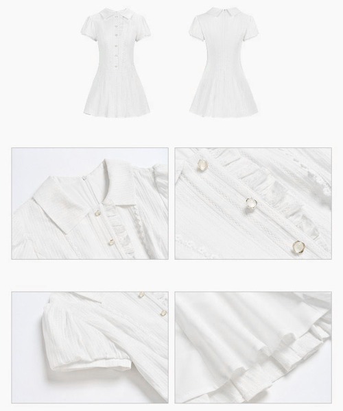 セール】プリーツミニワンピース セットアップ春夏（ワンピース