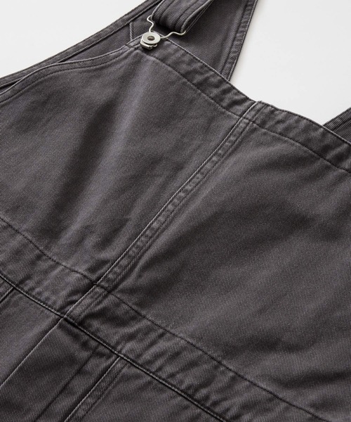 BABYLONE（バビロン）の「カツラギサロペット（サロペット/オーバーオール・レディース・チャコール/アイボリー・フリー）」の22枚目の写真