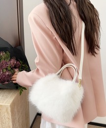 meJane | 2WAY スクエアファーミニバック(ショルダーバッグ)