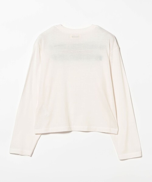 BEAMS BOY（ビームスボーイ）の「【1/15再値下げ】ボーイ メッセージ ロングスリーブ Tシャツ（Tシャツ/カットソー・レディース・オフホワイト/ブラウン・ONE SIZE）」の14枚目の写真
