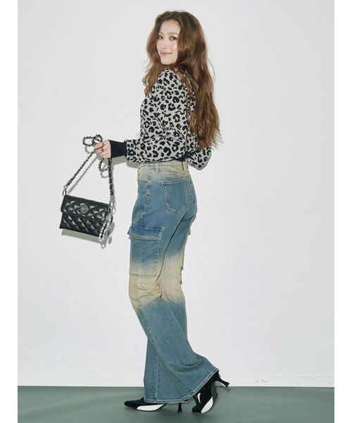 EVRIS（エヴリス）の「キルティングウォレットBAG（ハンドバッグ・レディース・マスタード/ベージュ/ブラック・FREE）」の12枚目の写真