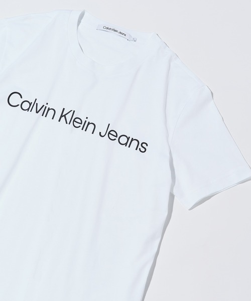 Calvin Klein(カルバン・クライン)の「【Calvin Klein】CORE INSTITUTIONAL LOGO SLIM TEE J30J322552(Tシャツ/カットソー・メンズ・ブラック/ホワイト・S/M/L/XL)」の1枚目の写真