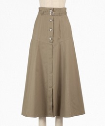 nissen | ヨークフレアチノスカート(デニムスカート)