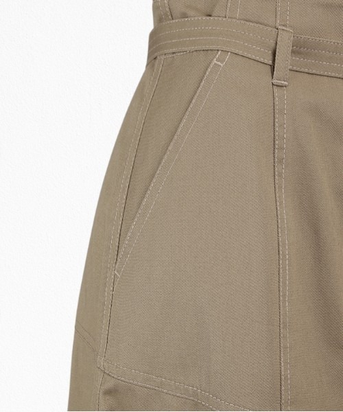 nissen（ニッセン）の「ヨークフレアチノスカート（デニムスカート・レディース・グレー・マルチサイズ）」の4枚目の写真