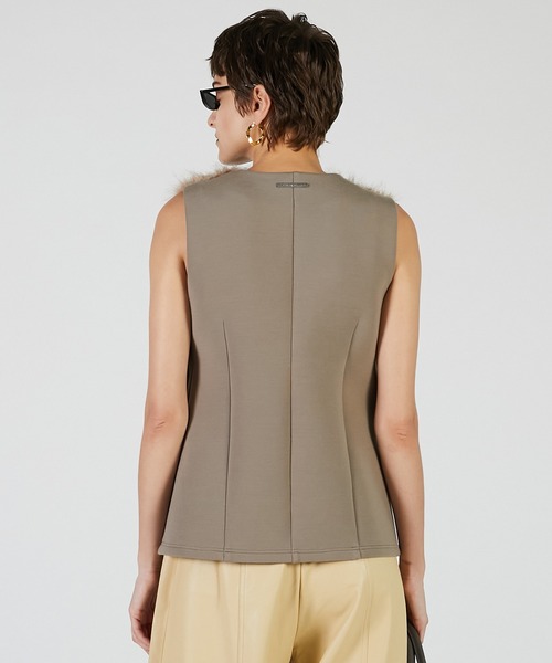 PRANK PROJECT プランクプロジェクトFur Trimmed Vest ファートリミングベスト / Fur Trimmed Vest（ベスト）｜PRANK PROJECT