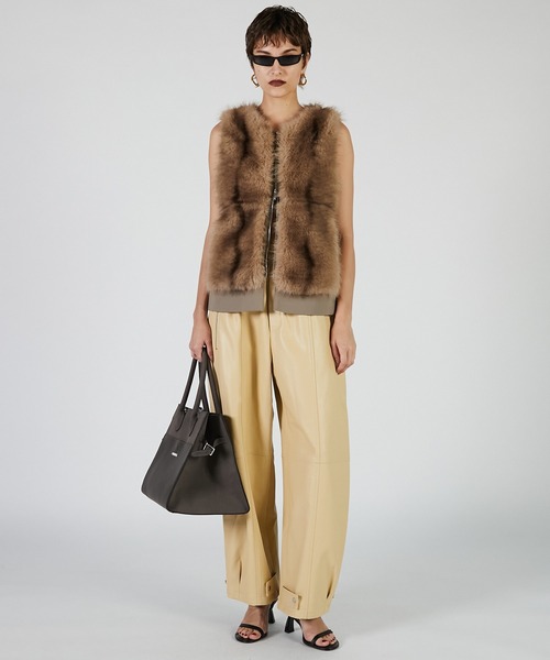 PRANK PROJECT プランクプロジェクトFur Trimmed Vest ファートリミングベスト / Fur Trimmed Vest（ベスト）｜PRANK PROJECT