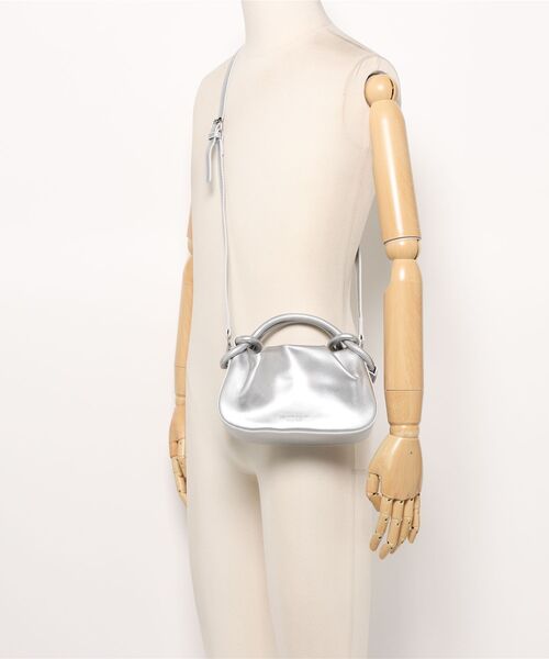 florist（フローリスト）の「2WAY レザーライクツイストハンドルバッグ/ショルダーバッグ（ハンドバッグ・レディース・ピンク/ブラック/オフホワイト/シルバー・FREE）」の18枚目の写真