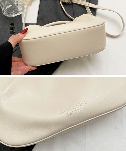 florist（フローリスト）の「2WAY レザーライクツイストハンドルバッグ/ショルダーバッグ（ハンドバッグ・レディース・ピンク/ブラック/オフホワイト/シルバー・FREE）」の10枚目の写真