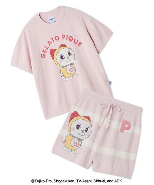 【新品】ジェラートピケ ドラえもん ジャガードプルオーバー&ショートパンツ ドラえもん】【レディース】ジャガードプルオーバー&ショート