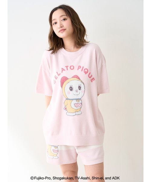 【新品】ジェラートピケ ドラえもん ジャガードプルオーバー&ショートパンツ ドラえもん】【レディース】ジャガードプルオーバー&ショート