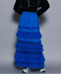 MAISON SPECIAL(]XyV)Volume Tulle Ruffle Skirt/{[`[tXJ[gyMAISON SPECIAL/]XyVz(XJ[g)