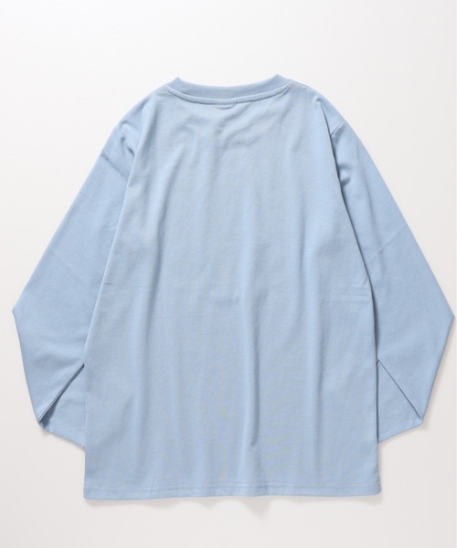 Tom&Jerry(トムアンドジェリー)の「【TOM & JERRY/トムとジェリー】プリントロンT(Tシャツ/カットソー・レディース・サックスブルー/グレイッシュベージュ/スミクロ/ライトグリーン・MEDIUM/LARGE)」の6枚目の写真