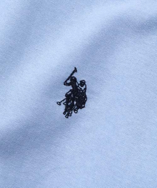 U.S. POLO ASSN.(ユーエスポロアッスン)の「【U.S. POLO ASSN./ユーエスポロアッスン】 ロゴ刺繍 オックスフォード / デニム ボタンダウン 長袖 シャツ(シャツ/ブラウス・メンズ・アイボリー/ブラック/ブルー/インディゴブルー・LL/L/M)」の19枚目の写真