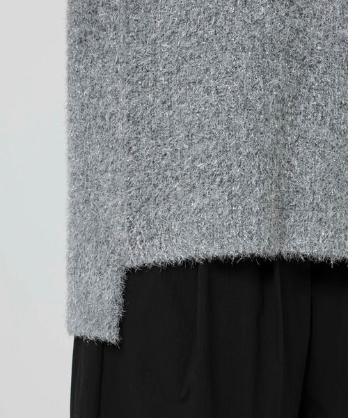 BABYLONE(バビロン)の「スパークルアシメヘムニットベスト(ベスト・レディース・シルバー・フリー)」の19枚目の写真