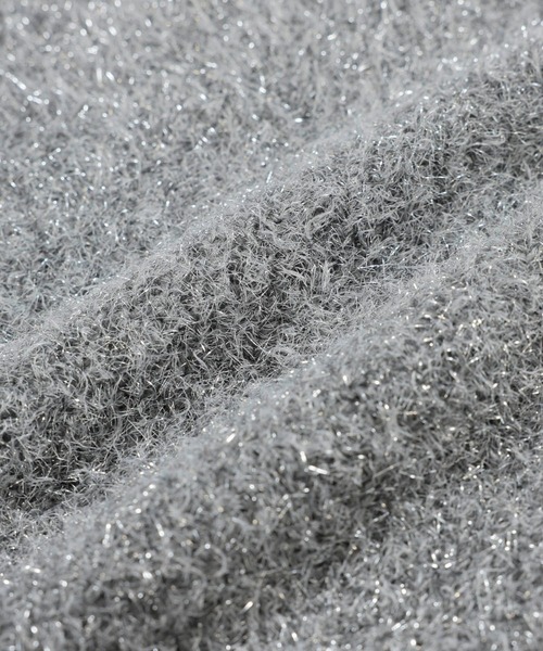 BABYLONE(バビロン)の「スパークルアシメヘムニットベスト(ベスト・レディース・シルバー・フリー)」の20枚目の写真