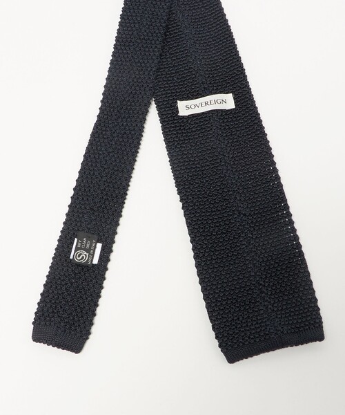 SOVEREIGN(ソブリン)の「<SOVEREIGN>ニットネクタイ(ネクタイ・メンズ・ネイビー/ブラック・FREE)」の4枚目の写真
