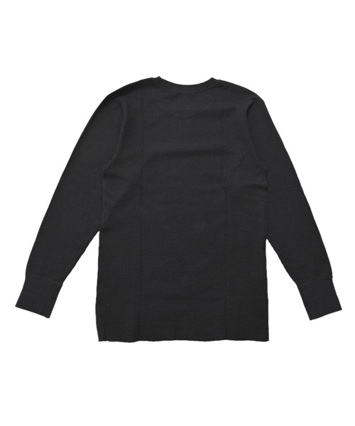 FRUIT OF THE LOOM(フルーツオブザルーム)の「【FRUIT OF THE LOOM】FTL TC ワッフルロンT / フルーツオブザルーム 無地 長袖サーマルTシャツ(Tシャツ/カットソー・メンズ・グレー/ブラック/ネイビー/ホワイト・M/L/XL)」の19枚目の写真