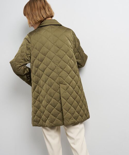 LANVIN en Bleu（ランバンオンブルー）の「キルティングダウンハーフコート（その他アウター・レディース・ブラック/カーキ/オフホワイト・38/36）」の9枚目の写真