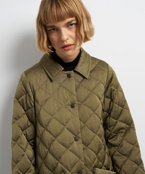 LANVIN en Bleu（ランバンオンブルー）の「キルティングダウンハーフコート（その他アウター・レディース・ブラック/カーキ/オフホワイト・38/36）」の10枚目の写真