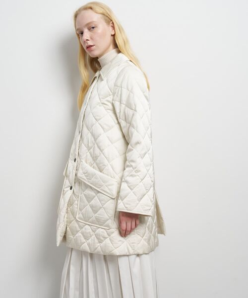 キルティングダウンハーフコート（その他アウター）｜LANVIN en Bleu