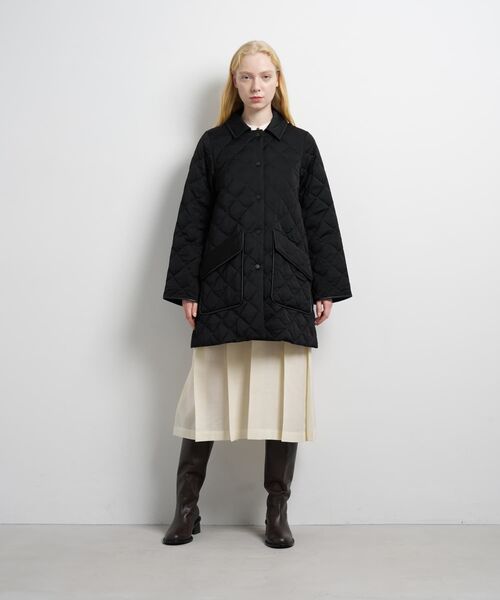 キルティングダウンハーフコート（その他アウター）｜LANVIN en Bleu