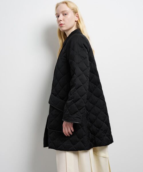 キルティングダウンハーフコート（その他アウター）｜LANVIN en Bleu