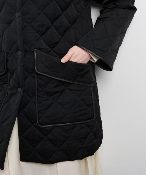 キルティングダウンハーフコート（その他アウター）｜LANVIN en Bleu