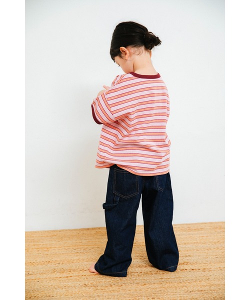 ooju（オージュ）の「【ooju】オージュジーンズ タイプ２（デニムパンツ・キッズ・インディゴブルー/ブルー・1/2/3/4）」の5枚目の写真