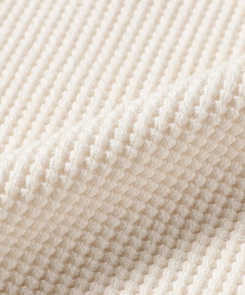 B:MING by BEAMS(ビーミングバイビームス)の「ワッフル ロングスリーブ カットソー(Tシャツ/カットソー・メンズ・ホワイト系その他5/ブラック・S/M/L/XL)」の11枚目の写真