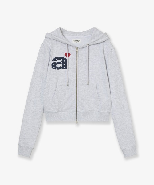 トップス aeae STRIPE SMALL LETTER HOOD ZIP UP ZIP-UP HOODIE STRIPE - roughneck | 60% - Asian Fashion