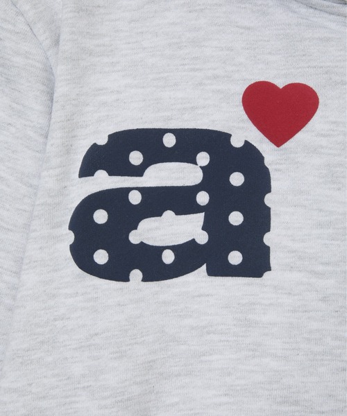 aeae（エーイーエーイー）の「DOT SMALL LETTER CROP HOOD ZIP UP（パーカー・レディース・ネイビー/ライトグレー・FREE）」の9枚目の写真