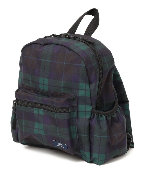 SHIPS（シップス）の「SHIPS KIDS:50th ANNIV チェック デイ パック S（バックパック/リュック・キッズ・ネイビー・ONE SIZE）」の5枚目の写真