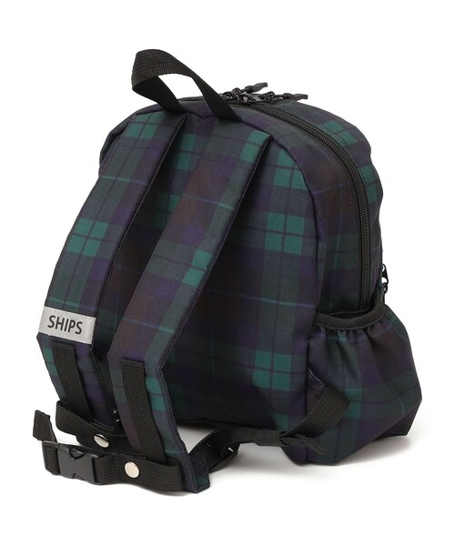 SHIPS（シップス）の「SHIPS KIDS:50th ANNIV チェック デイ パック S（バックパック/リュック・キッズ・ネイビー・ONE SIZE）」の6枚目の写真