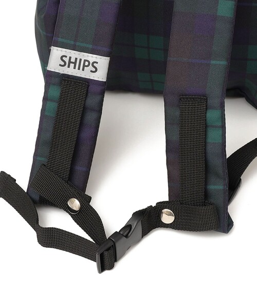 SHIPS（シップス）の「SHIPS KIDS:50th ANNIV チェック デイ パック S（バックパック/リュック・キッズ・ネイビー・ONE SIZE）」の10枚目の写真