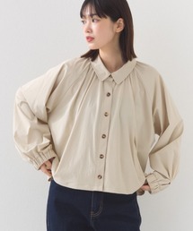 OMNES（オムネス）の「ナイロン リップストップギャザーショートジャケット（ナイロンジャケット）」