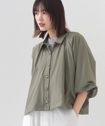 OMNES（オムネス）の「ナイロン リップストップギャザーショートジャケット（ナイロンジャケット）」