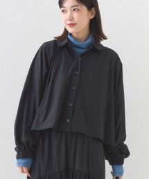 OMNES（オムネス）の「ナイロン リップストップギャザーショートジャケット（ナイロンジャケット）」