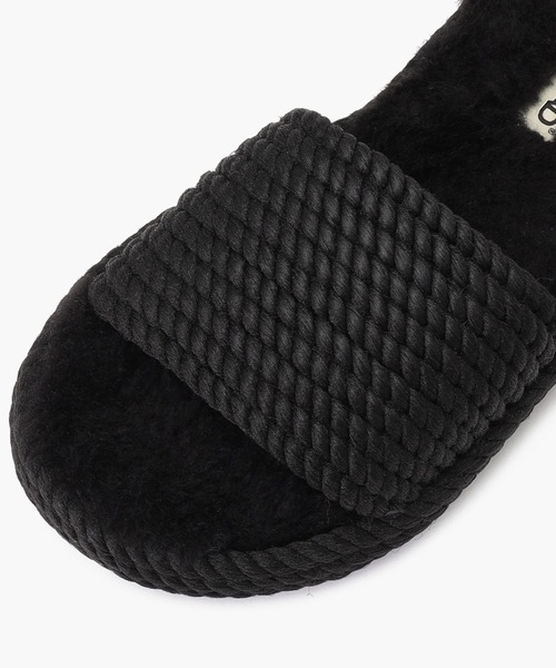 BOHONOMAD（ボホノマド）の「S.TROPEZ/サントロペ ファーリースリッパ (WOMEN)（サンダル・レディース・ブラック/ベージュ・37/38/39）」の12枚目の写真