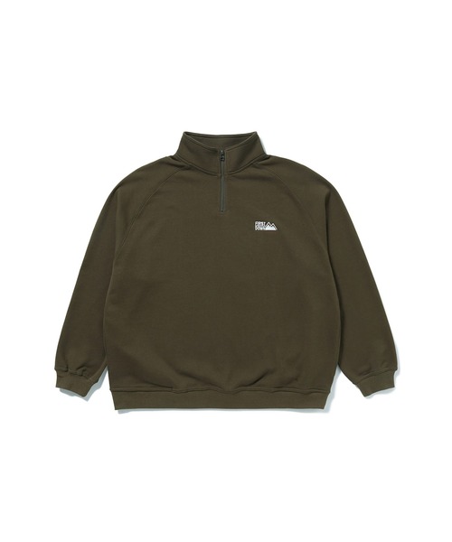 FIRST DOWN（ファーストダウン）の「ハーフジップ スウェット（スウェット・メンズ・ネイビー/ブラック/グレー/カーキ・M/XL/L/S/XXL）」の4枚目の写真