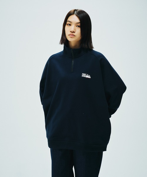 ハーフジップ スウェット（スウェット）｜FIRST DOWN（ファースト
