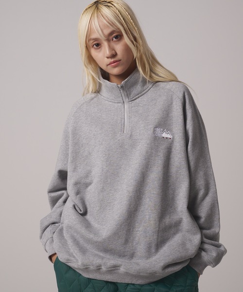 ハーフジップ スウェット（スウェット）｜FIRST DOWN（ファースト