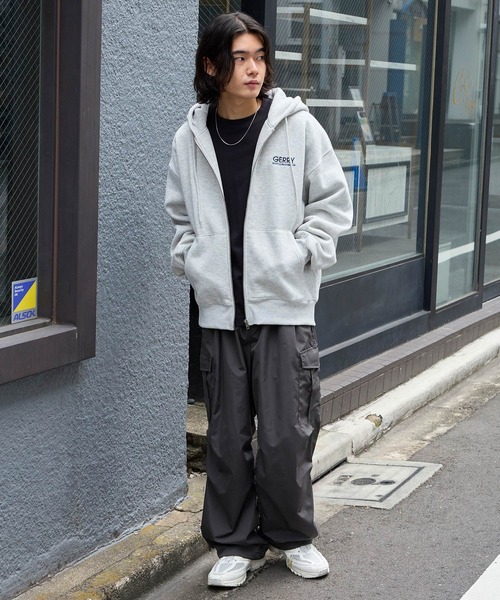 GERRY/ジェリー 別注 バックサークルロゴプリント ビッグシルエット