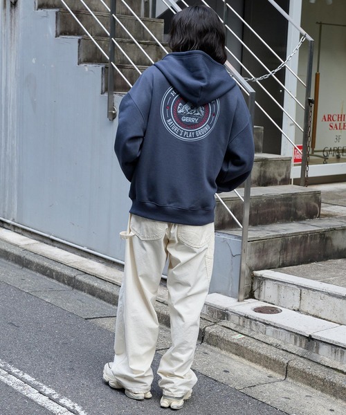 GERRY/ジェリー 別注 バックサークルロゴプリント ビッグシルエット