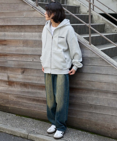 GERRY/ジェリー 別注 バックサークルロゴプリント ビッグシルエット