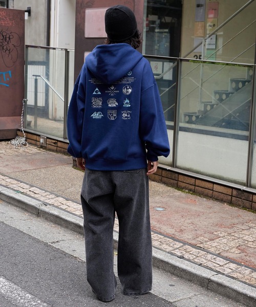 【最高デザイン】ハフ ビッグサークルロゴ パーカー ブラック 即完売モデル 美品 CRACK LOGO ZIP PARKA -BLACK- – BGL ONLINE STORE