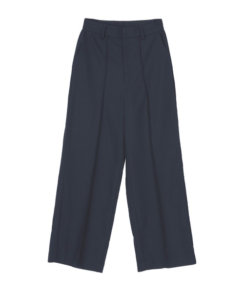 UR'S(ユアーズ)の「ピンタックセンタープレスワイドパンツ(その他パンツ・レディース・ブラック/グレイッシュベージュ/ダークネイビー・M/S/L/MT)」の7枚目の写真