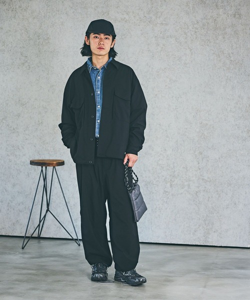 BAYFLOW（ベイフロー）の「【BUDDIES Dept.】ナイロンロゴジェットキャップ（キャップ・メンズ・ブラック/カーキ・FREE）」の4枚目の写真