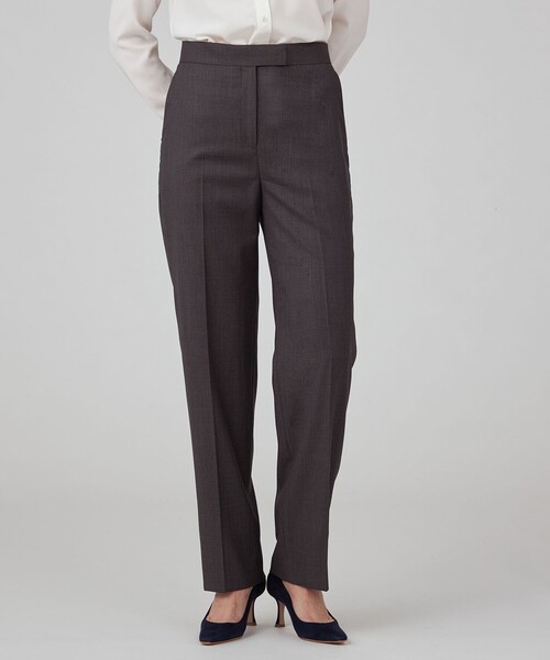 TOMORROWLAND collection（トゥモローランドコレクション）の「365 PINHEAD ストレートパンツ（スラックス・レディース・ブラウン・34/36）」の3枚目の写真