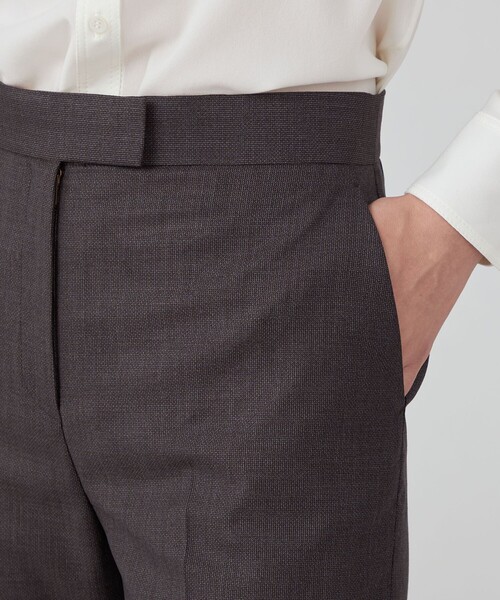 TOMORROWLAND collection（トゥモローランドコレクション）の「365 PINHEAD ストレートパンツ（スラックス・レディース・ブラウン・34/36）」の8枚目の写真